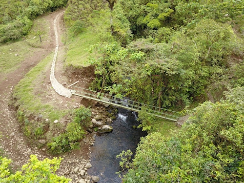 Bridge - Blue Falls of Costa Rica