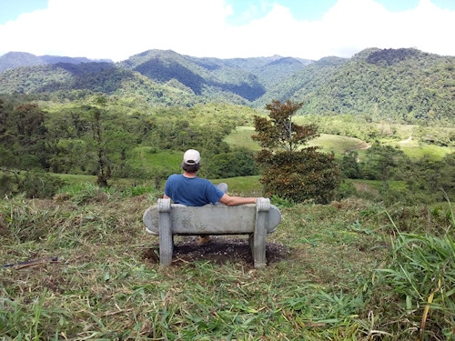 View - Blue Falls of Costa Rica