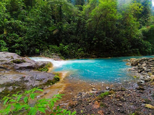 Blue Falls of Costa Rica - swimming pool