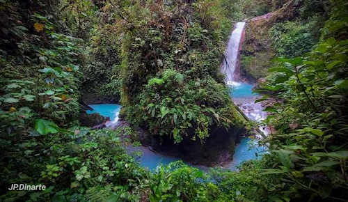 Blue Falls of Costa Rica - La Pintada.