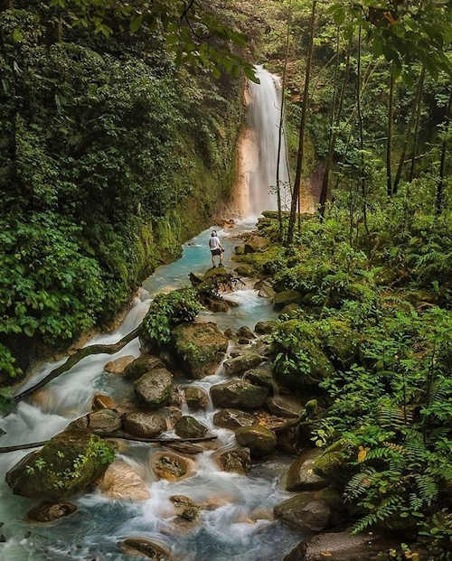 Blue Falls of Costa Rica