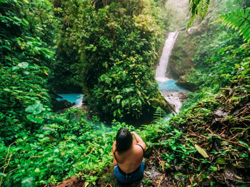 Blue Falls of Costa Rica - La Pintada.