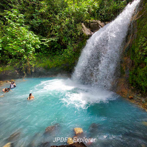 Blue Falls of Costa Rica - La Celestial.