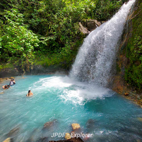 Blue Falls of Costa Rica